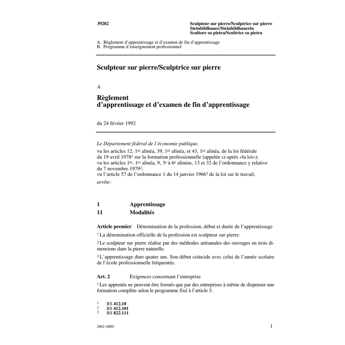 R apprent., Sculpteur/trice sur pierre