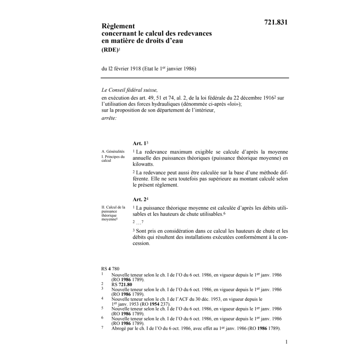 R calcul redevances, droits d'eau, RDE