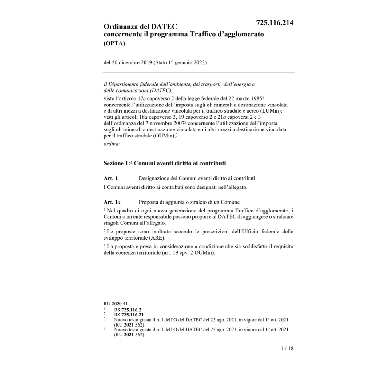 O DATEC 20.12.17 term calc contr traffic