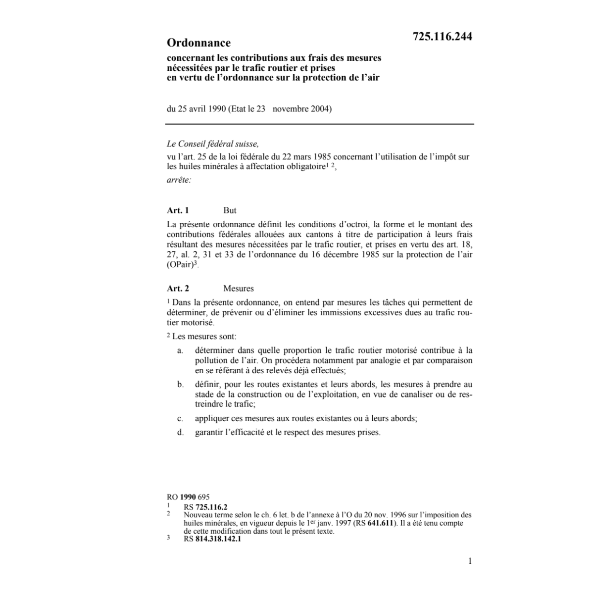 O Contributions protection de l'air