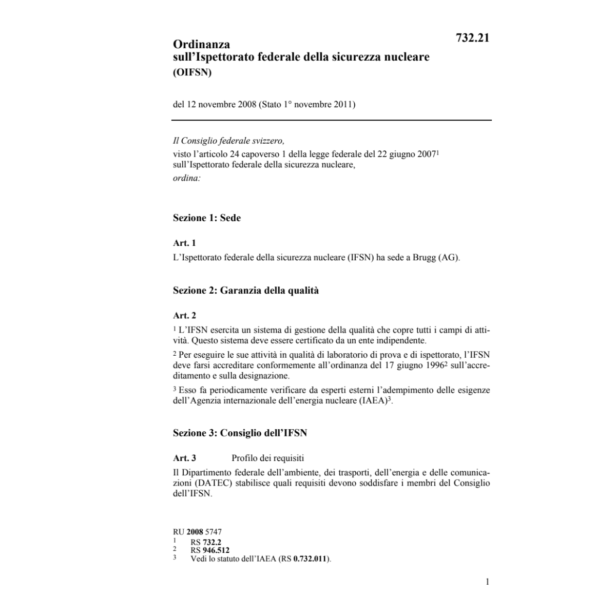 O Sicurezza impianti nucleari