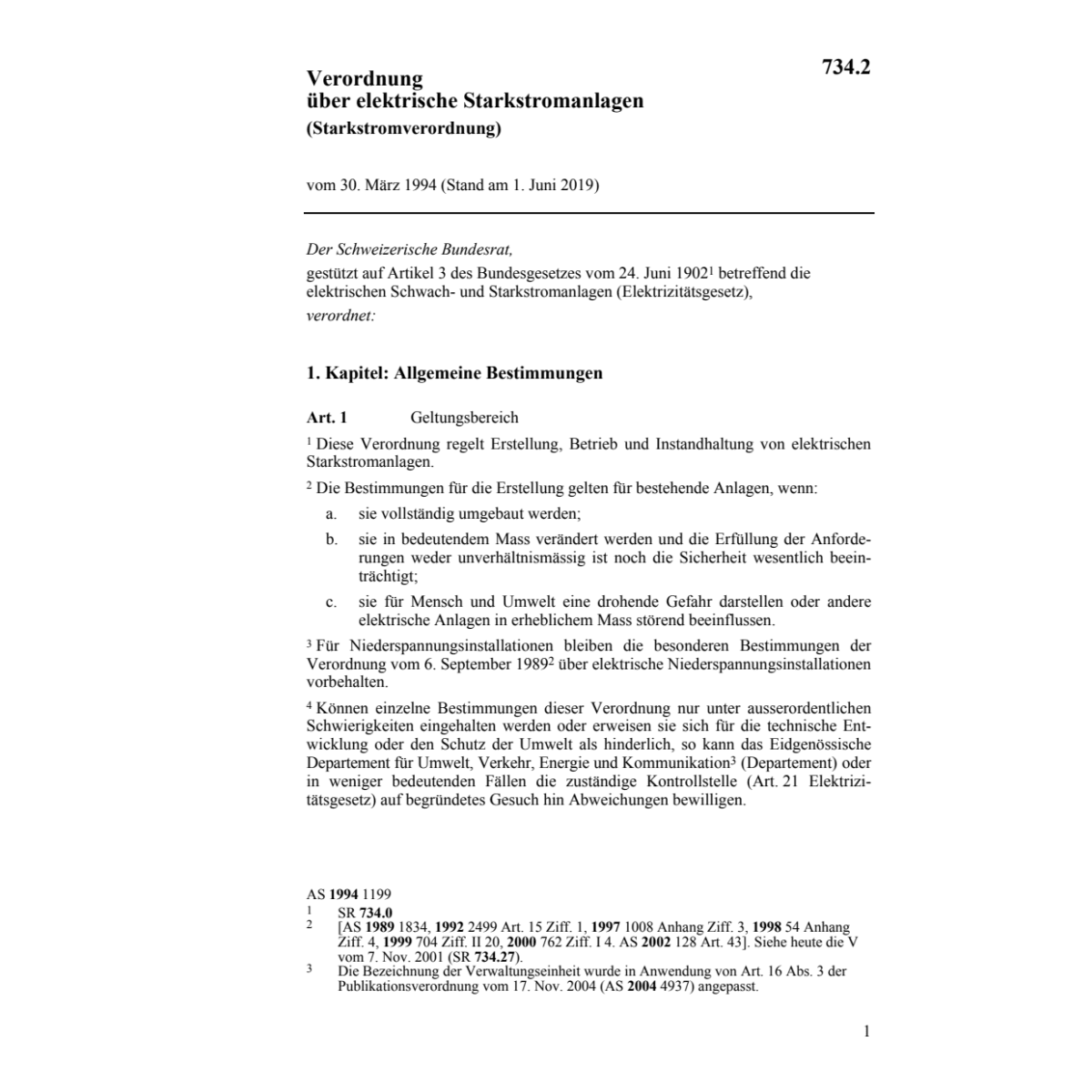 V Elektrische Starkstromanlagen