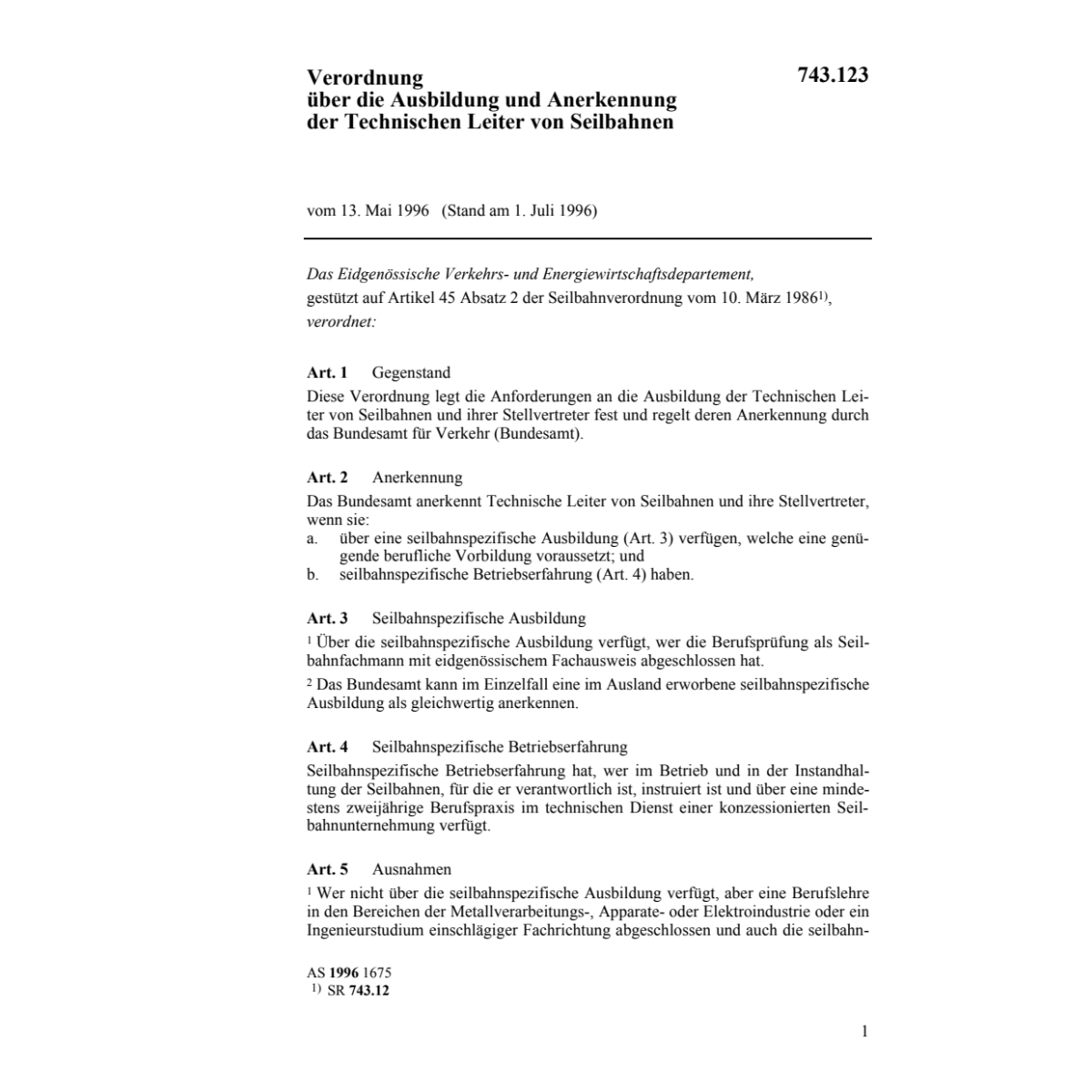 V Ausbildung technische Leiter