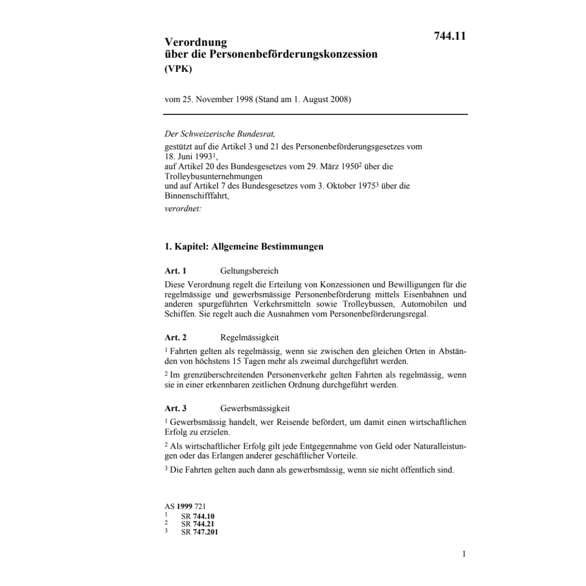V Personenbeförderungskonzession VPK