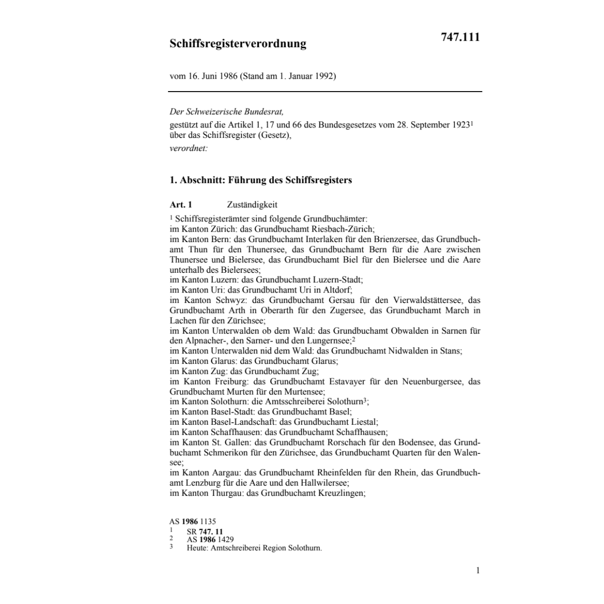 Schiffsregisterverordnung