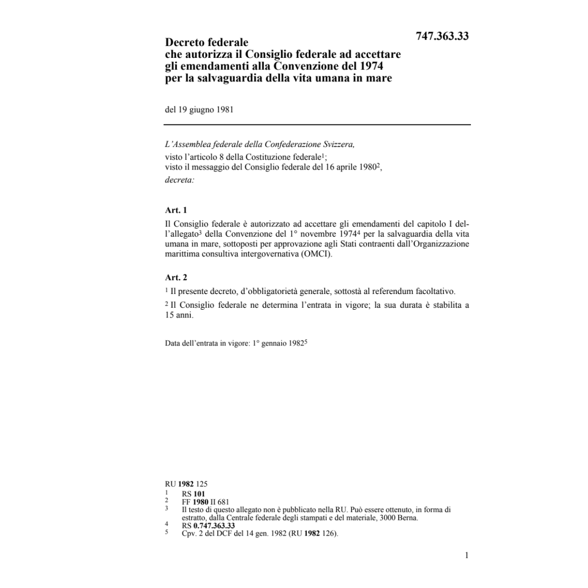 DF salvaguardia vita umana mare  Conv 2