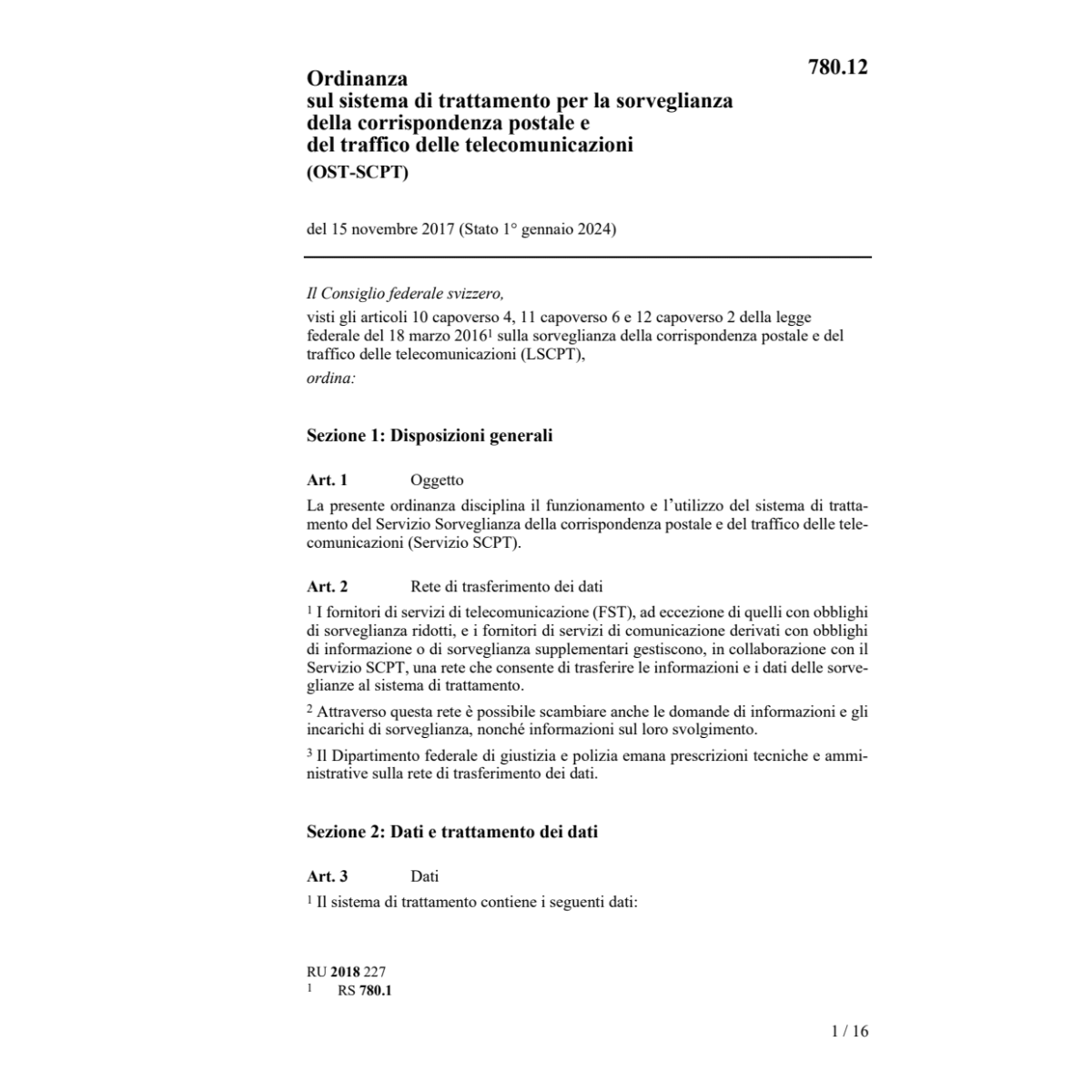 O 15.11.17 sistema trattamento