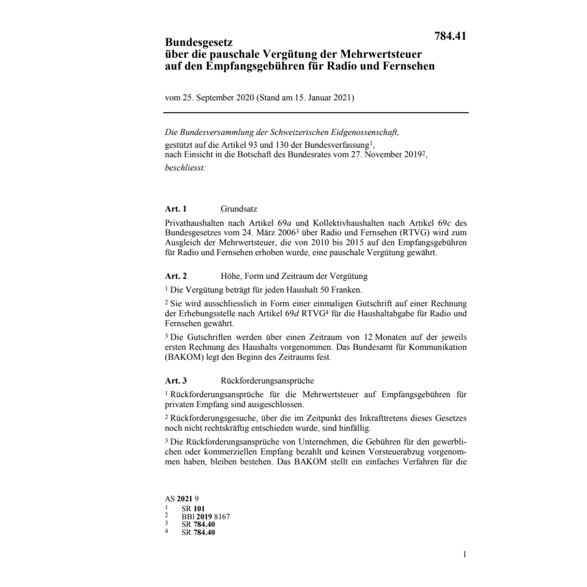 BG 25.9.20 Mehrwertsteuer Radio