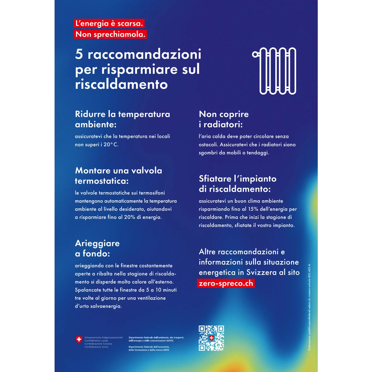 Manifesto A3 Riscaldamento
