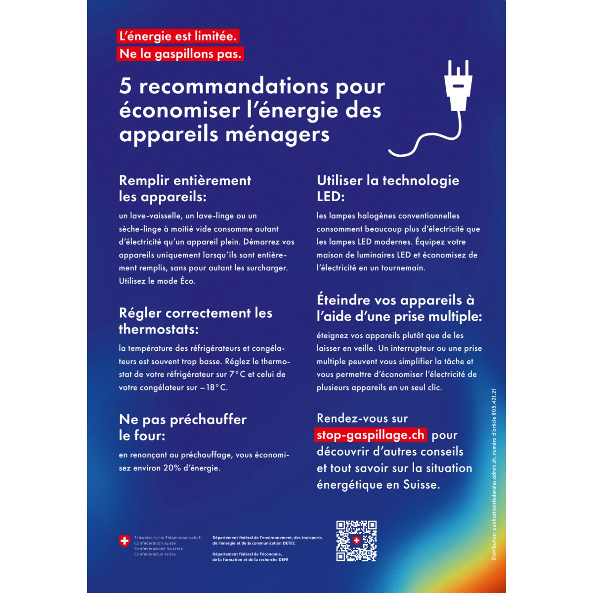 Affiche A4 Appareils ménagers