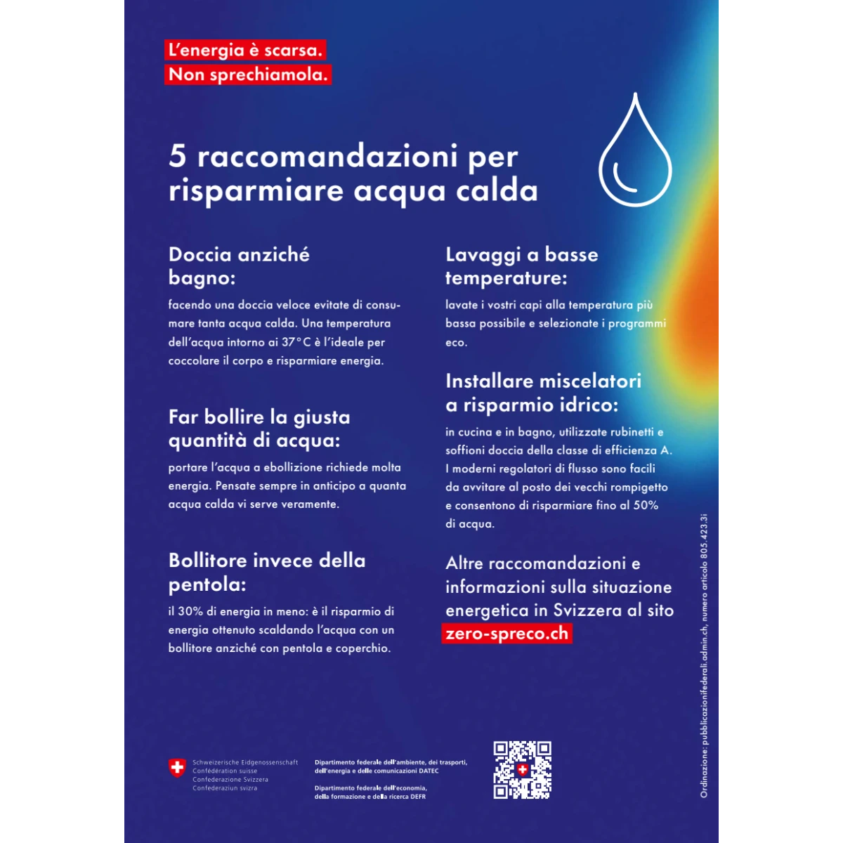 Volantino A5 Acqua calda