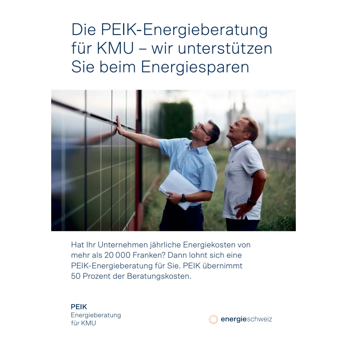 Die PEIK-Energieberatung für KMU