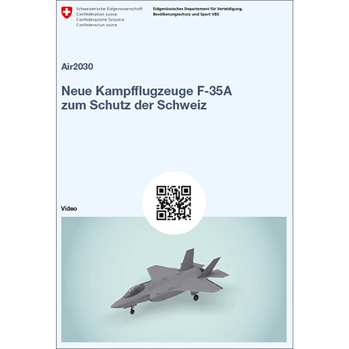 Air2030 - Kampfflugzeuge F-35A