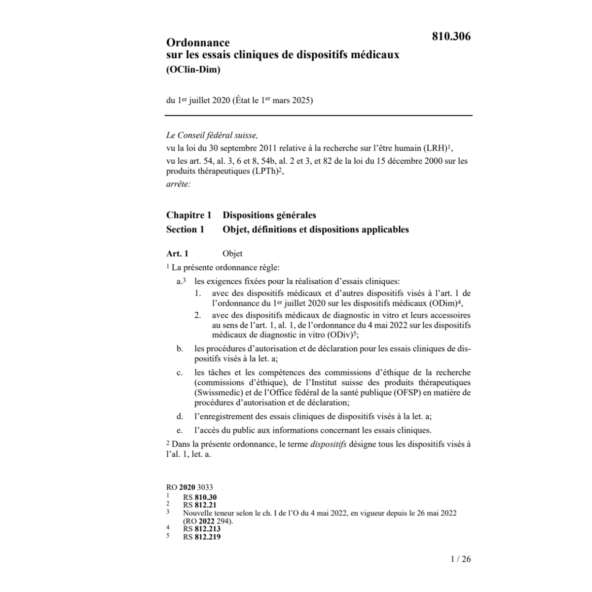 O 1.7.2020 essais cliniques médicaux