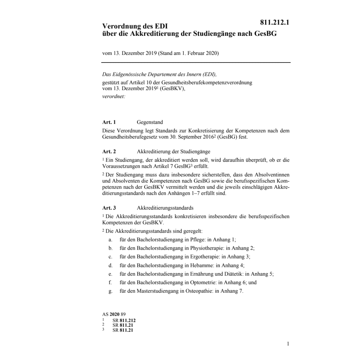 V EDI 13.12.19 Akkreditierung Gesundheit