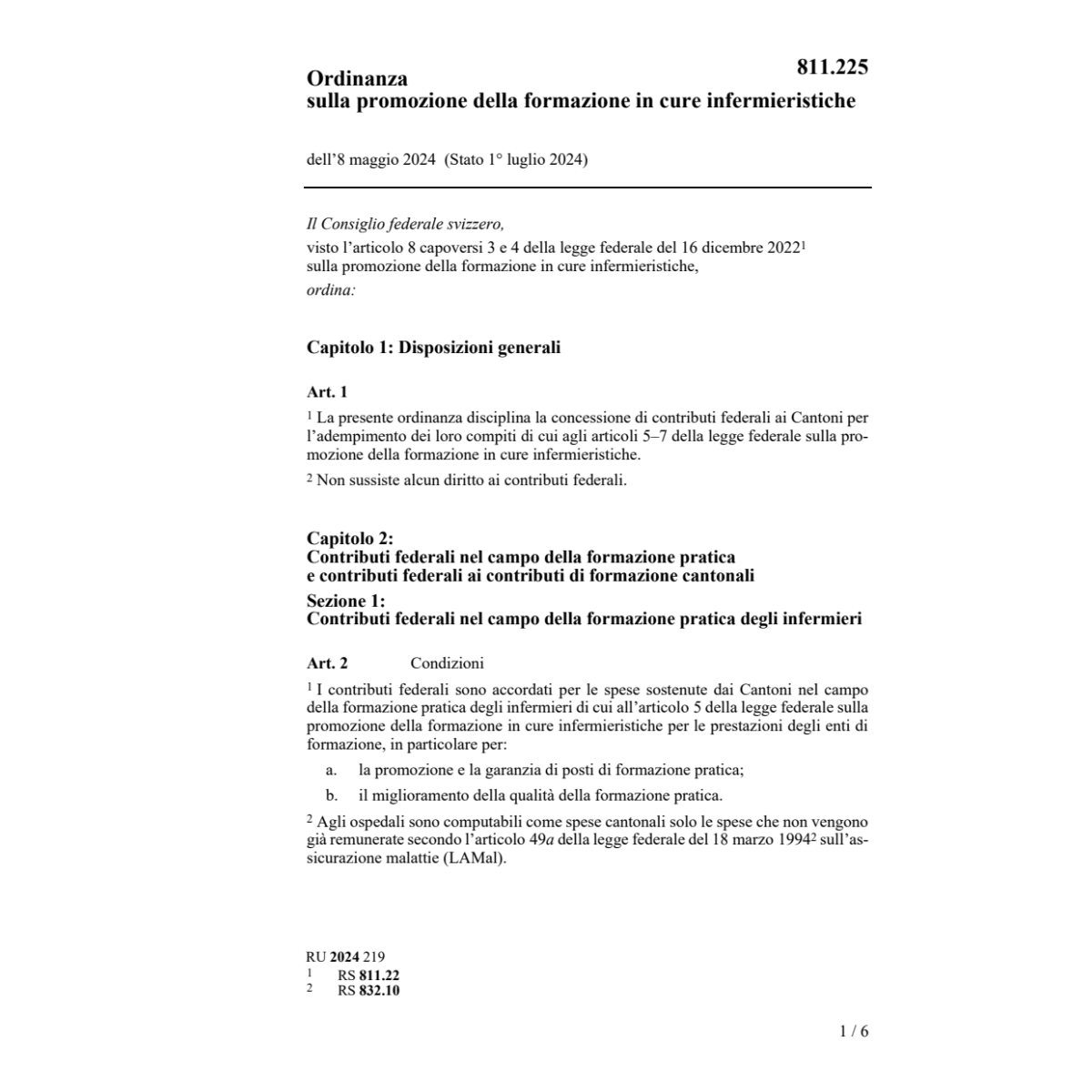 O promozione formazione infermieristiche