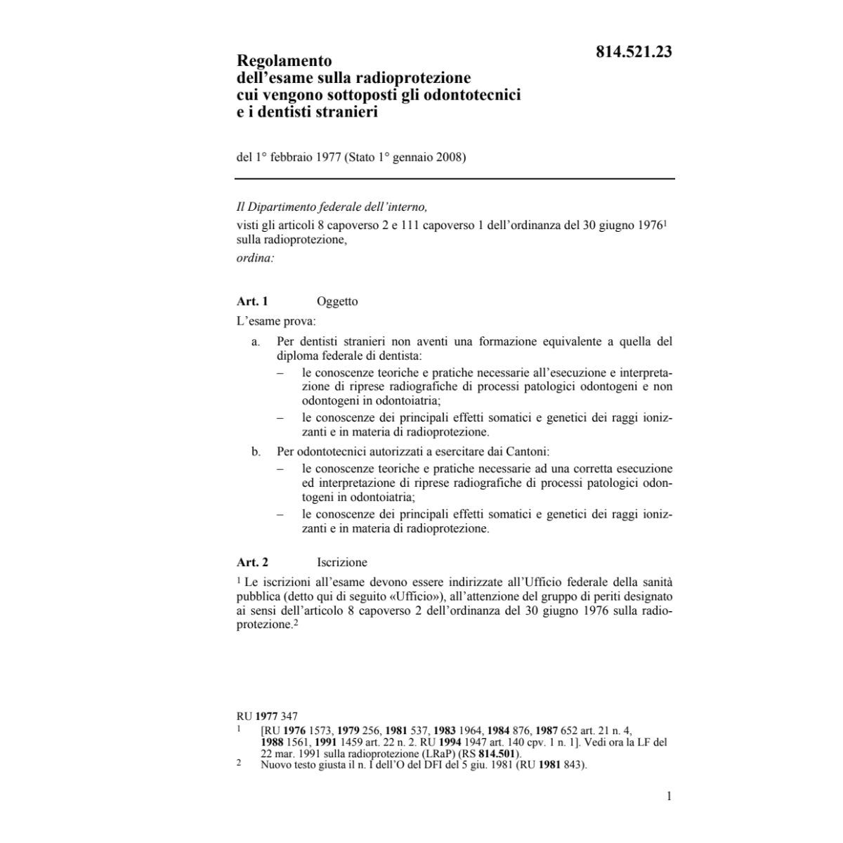 R esame radioprotezione