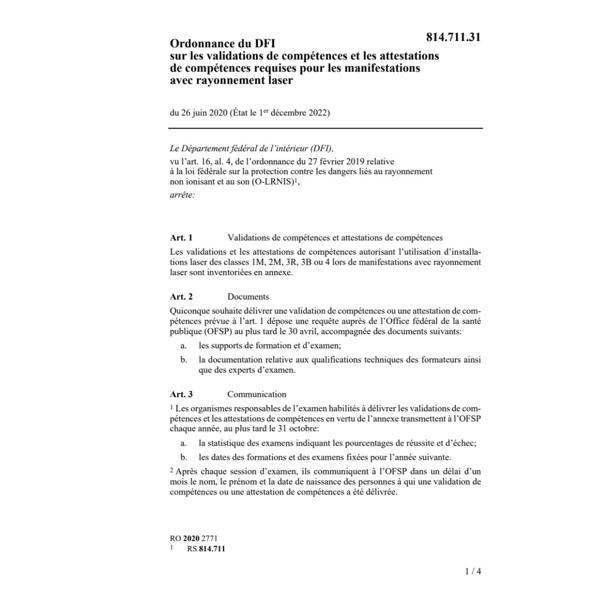 O 26.6.2020 validations compétences