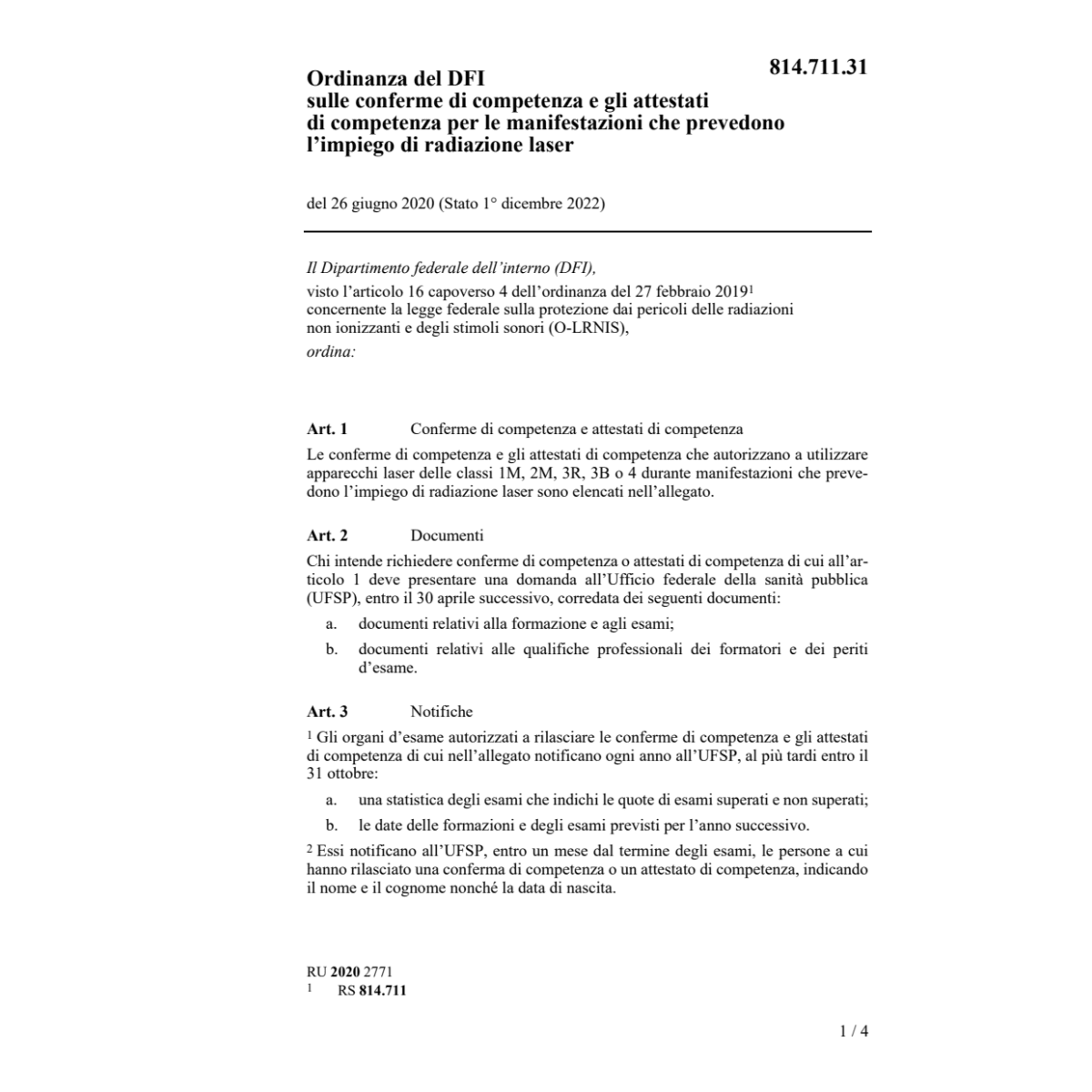O 26.6.2020 conferme competenza