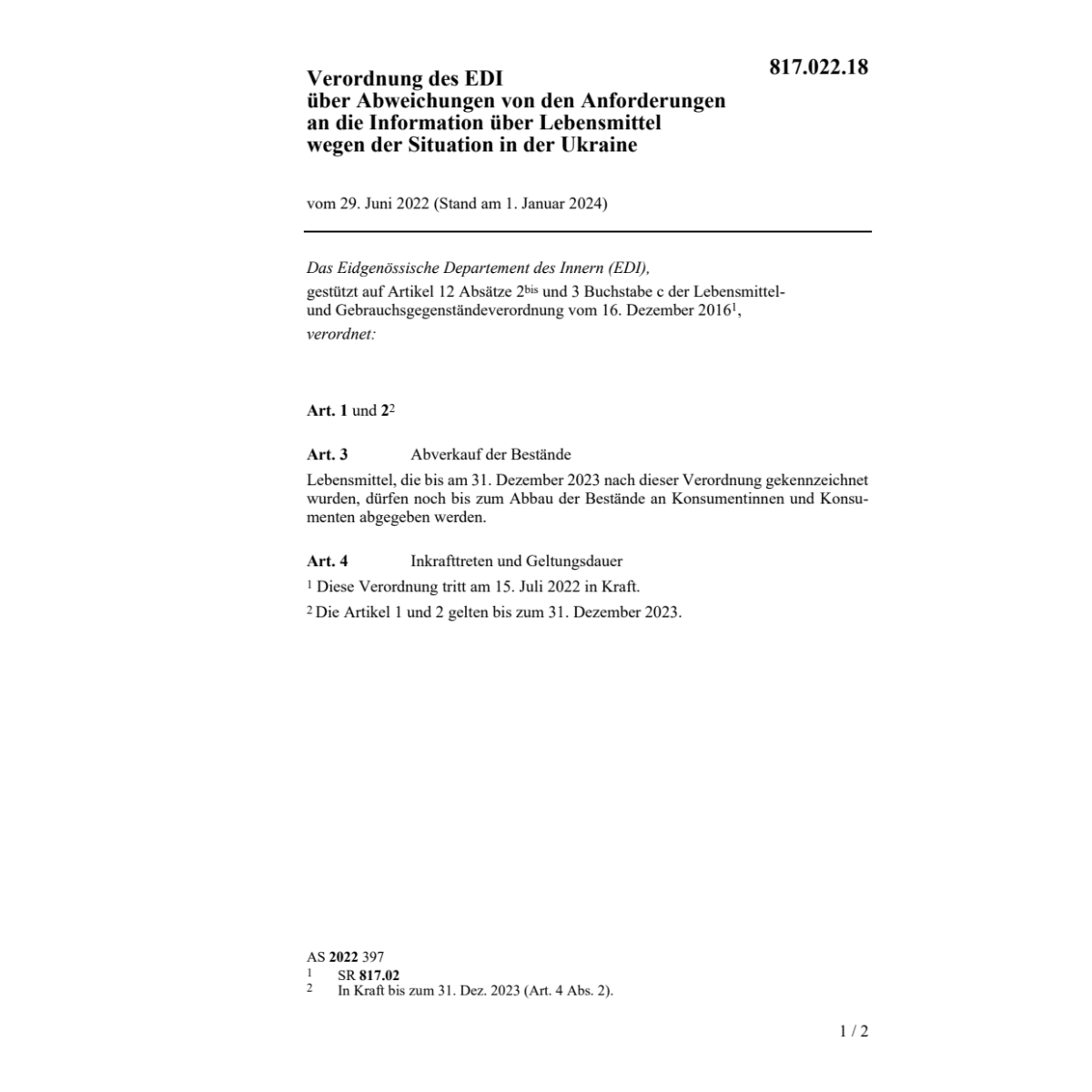 V EDI 29.6.22 Lebensmittel Situation Ukr