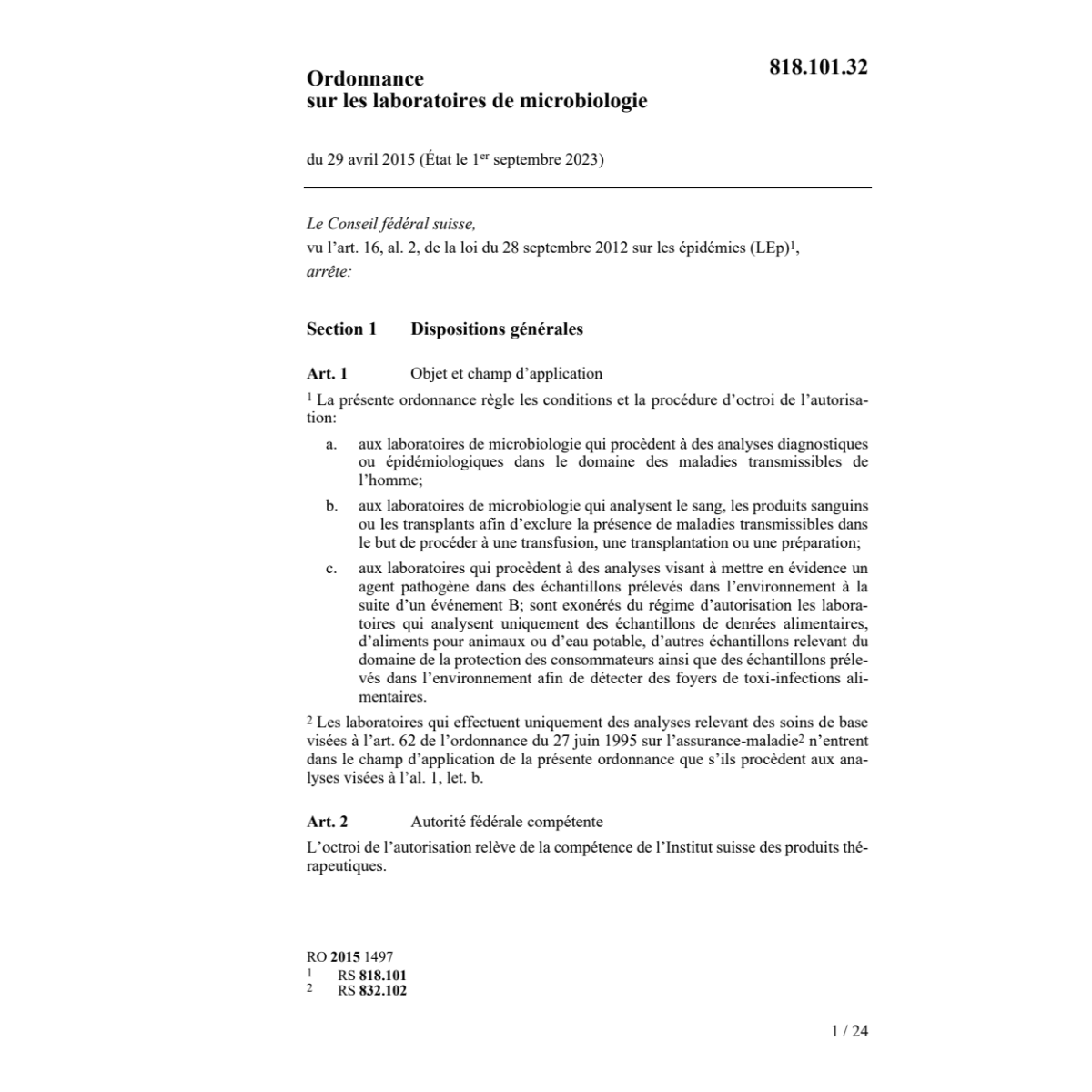 O laboratoires microbiologie