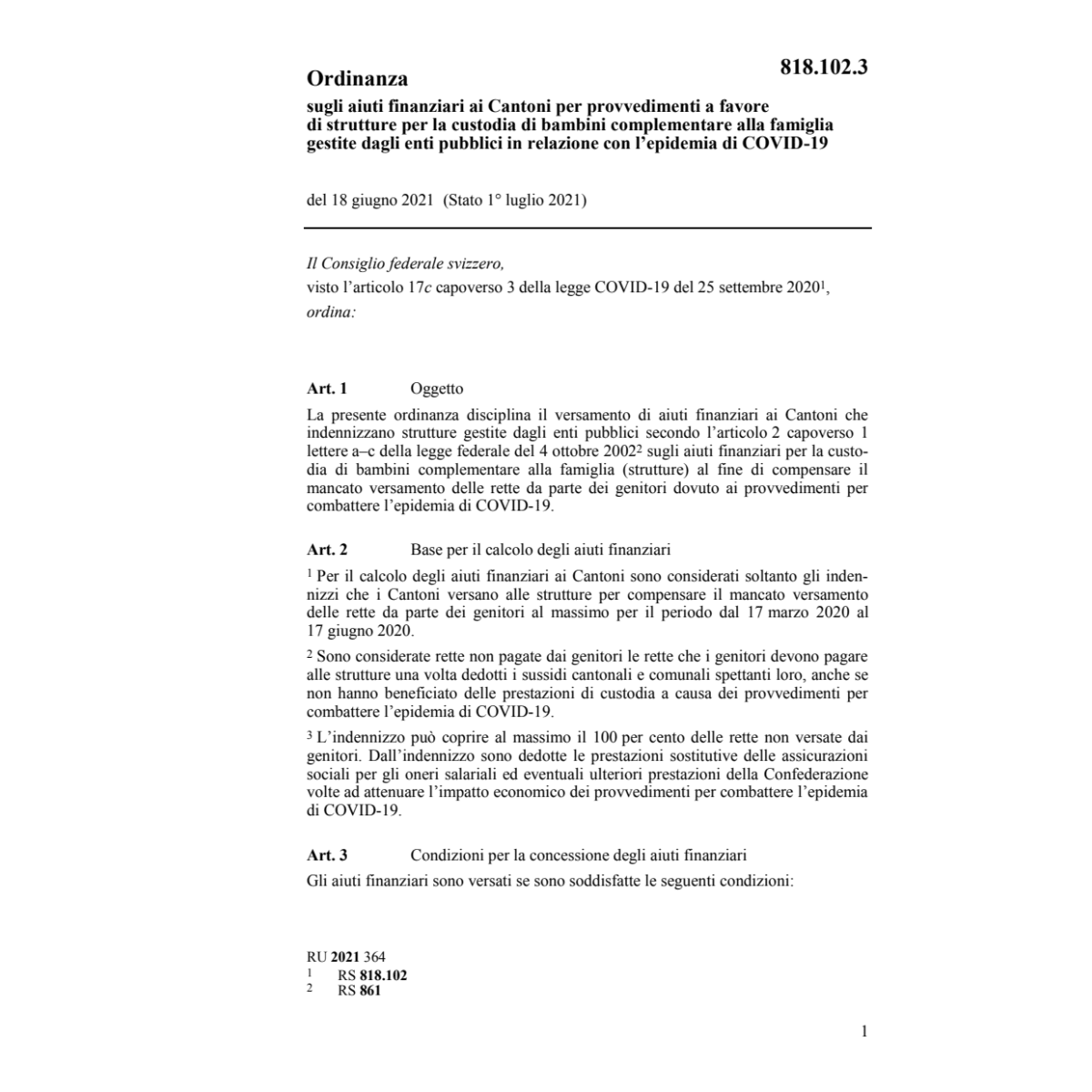 O 18.06.21 aiuti finanziari Cantoni