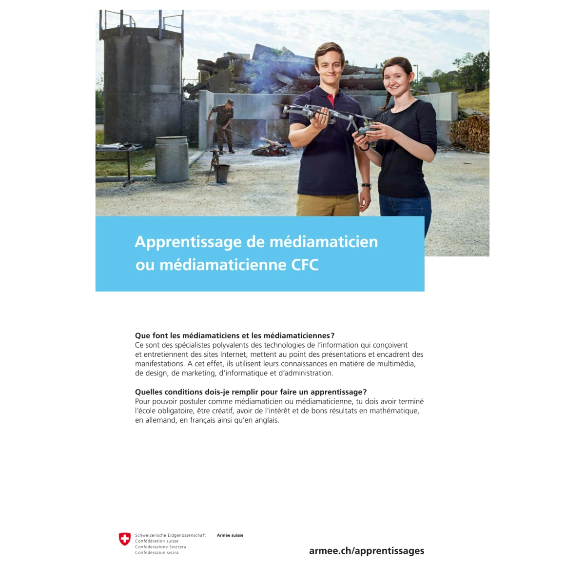 DDPS - Appr médiamatricien/ne CFC