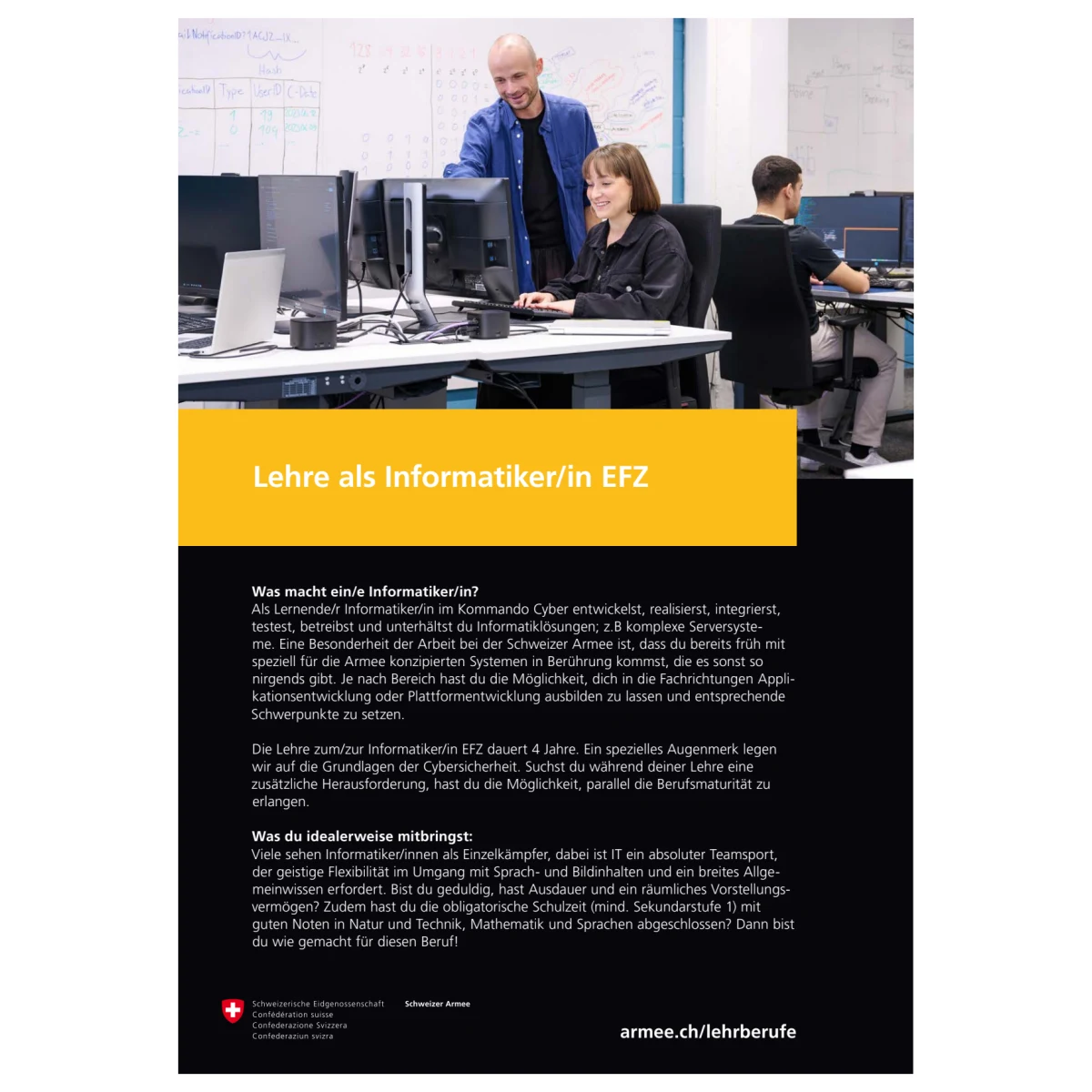 VBS - Lehre als Informatiker/in EFZ