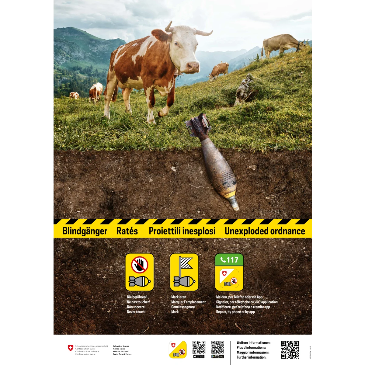 "Ratés", Affiches, set à trois sujets