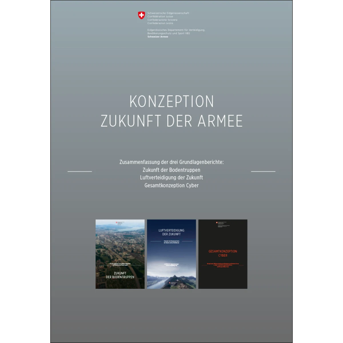 Konzeption Zukunft der Armee
