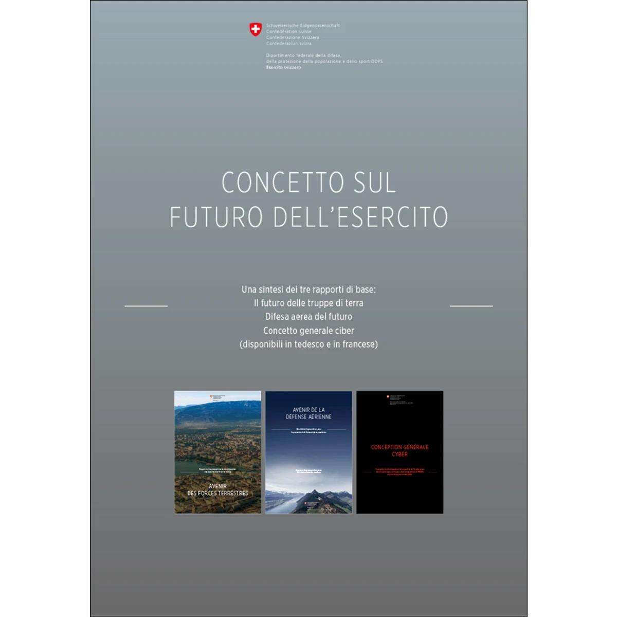 Concetto sul futuro dell'esercito