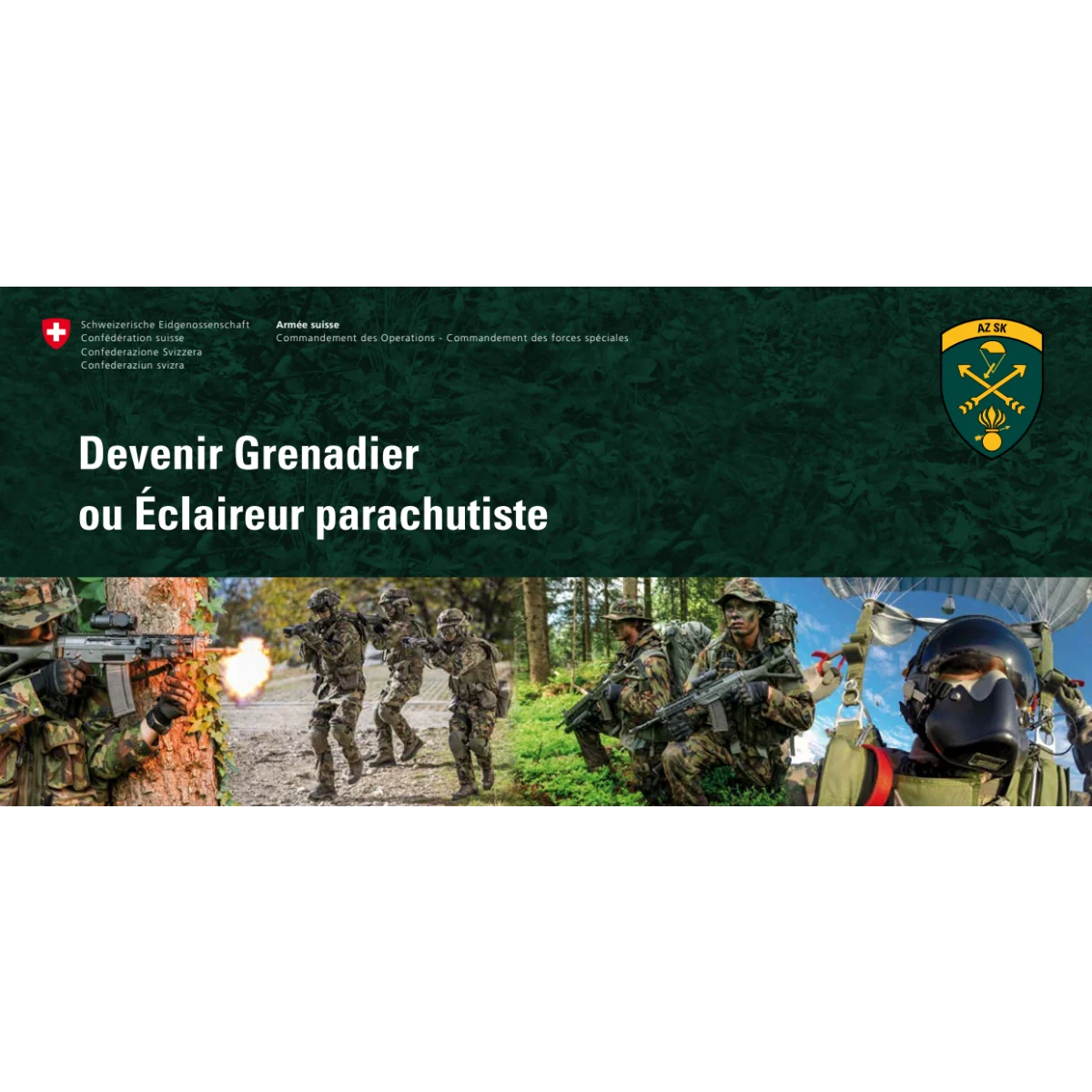 Devenir Grenadier ou Éclaireur parachut.