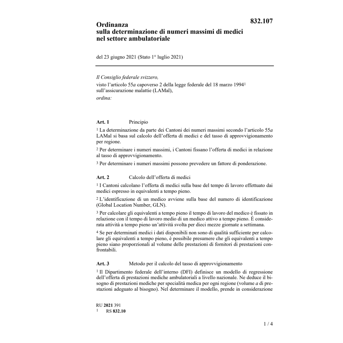 O 23.06.21 numeri massimi medici