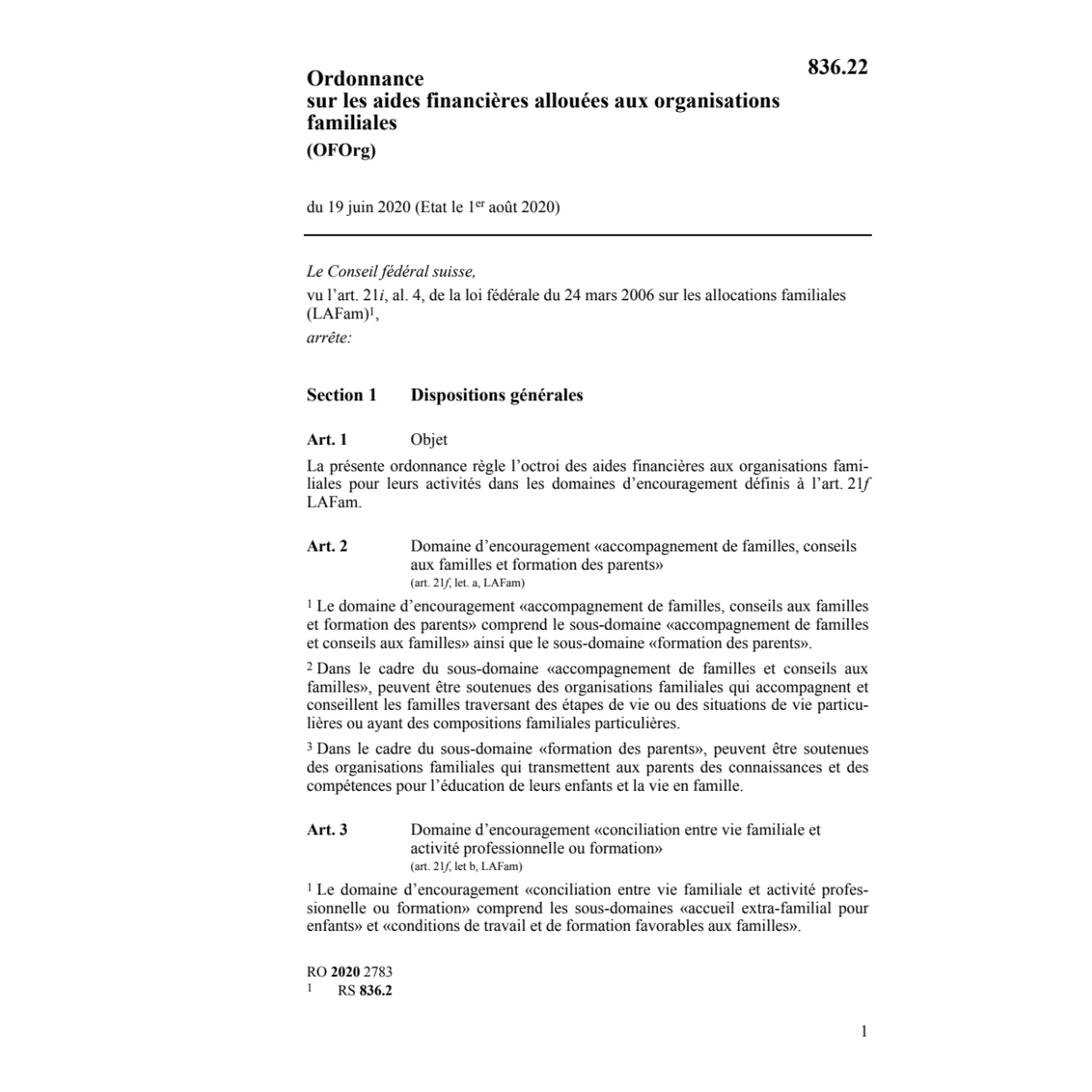 O 19.06.2020 aides financ. org. familial