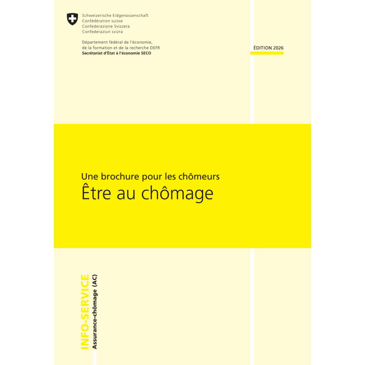 Etre au chômage, brochure 2026