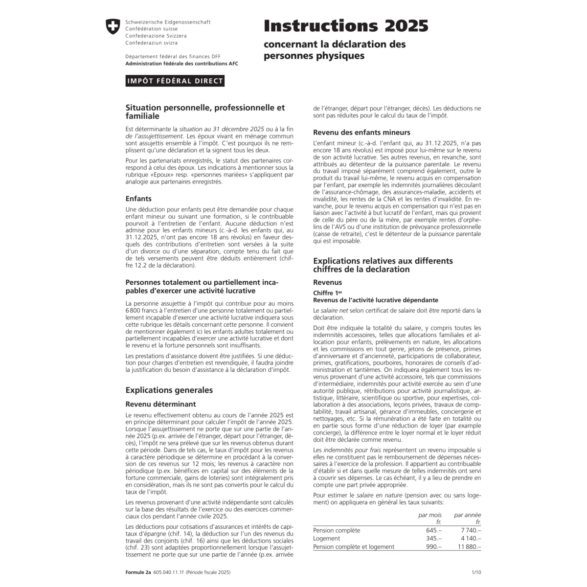 Formule 2a Édition 2025