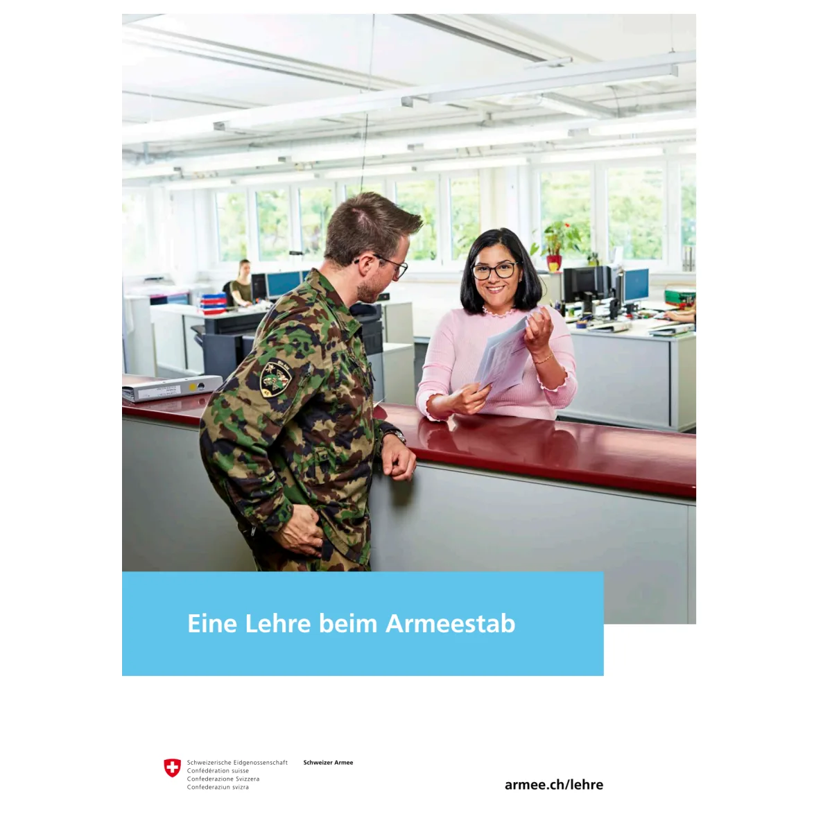 VBS - Eine Lehre beim Armeestab