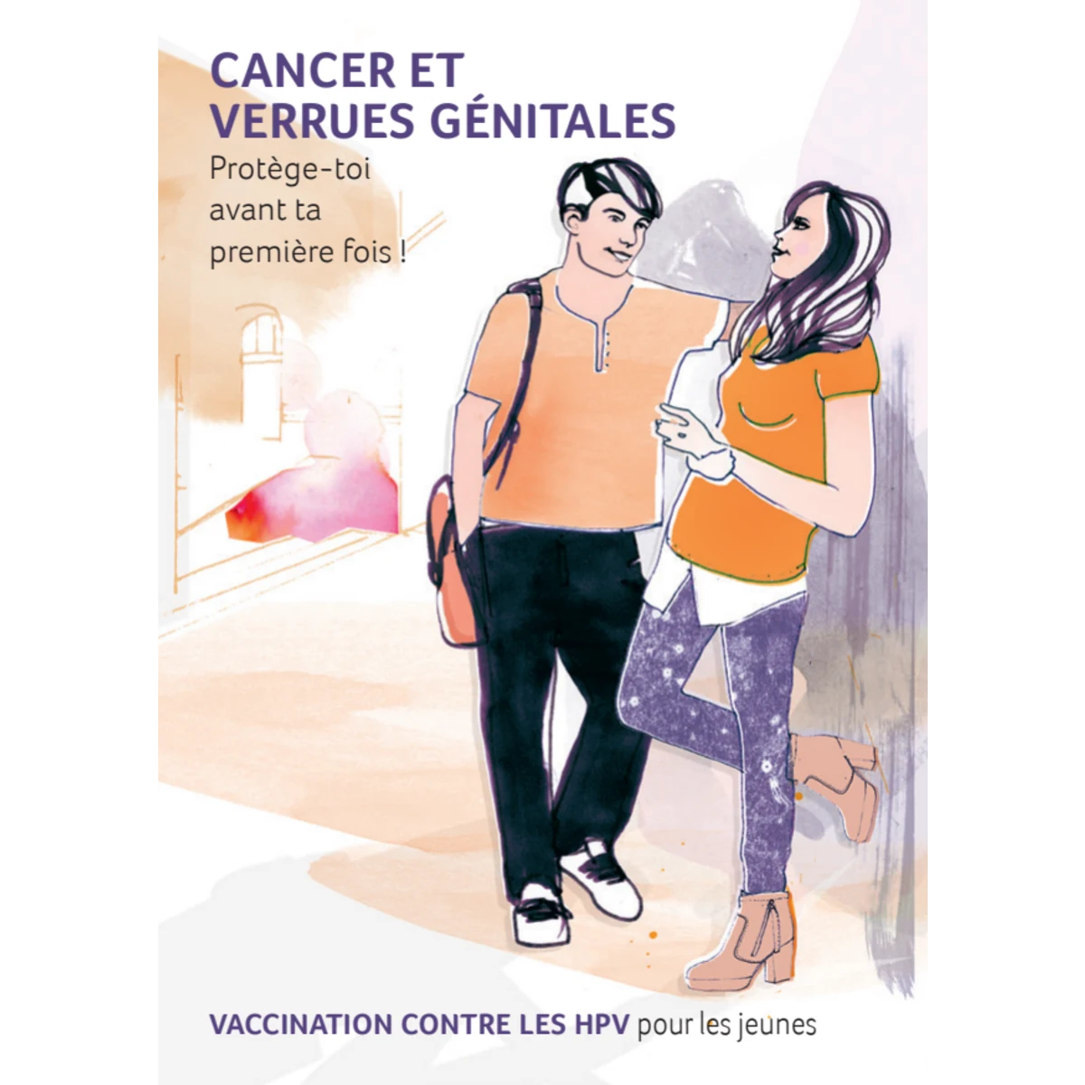 HPV-Flyer Cancer et verrues génitales