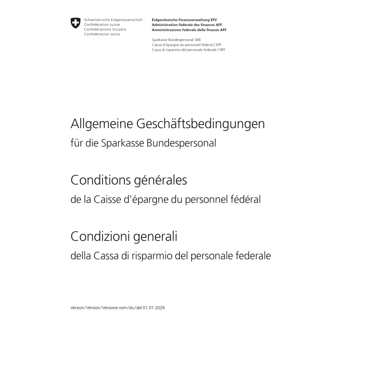 Conditions générales CEPF