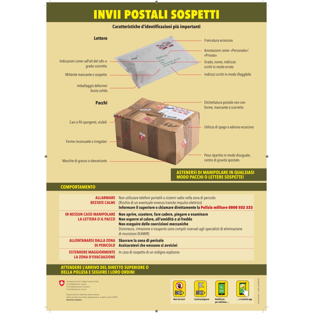 Invii postali sospetti A3