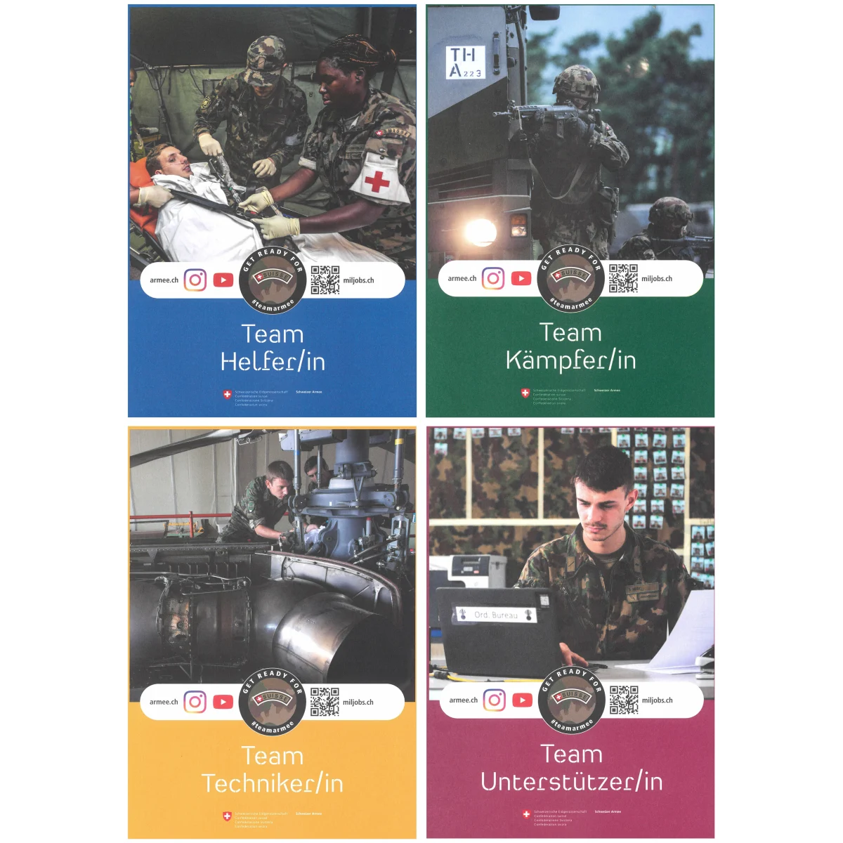 Pocketcards Teams 4-er Set