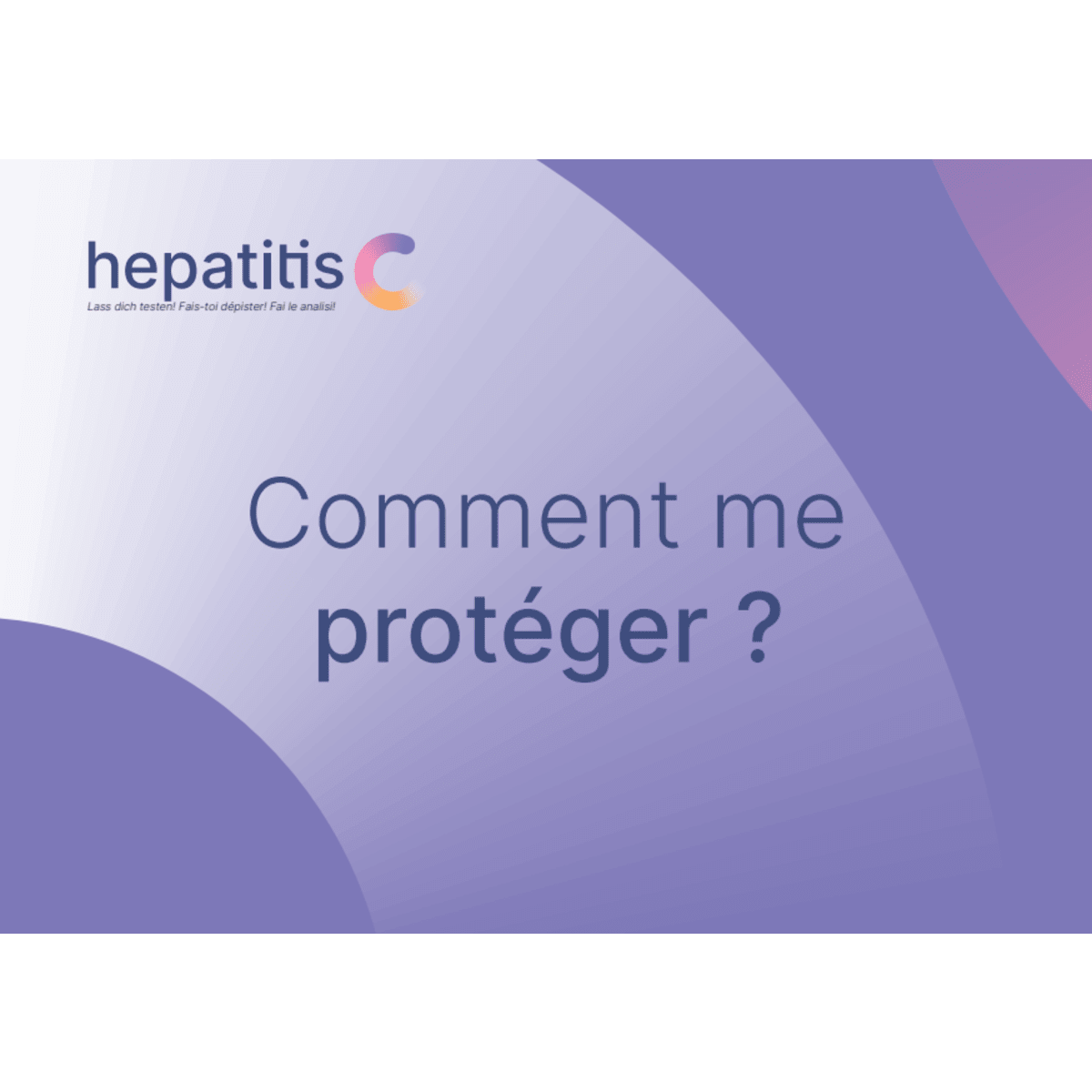 Set de cartes postales hepatitis C