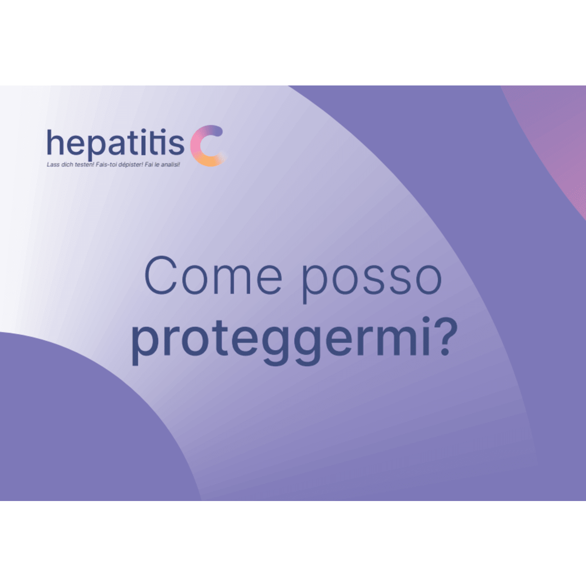Set di cartoline hepatitis C