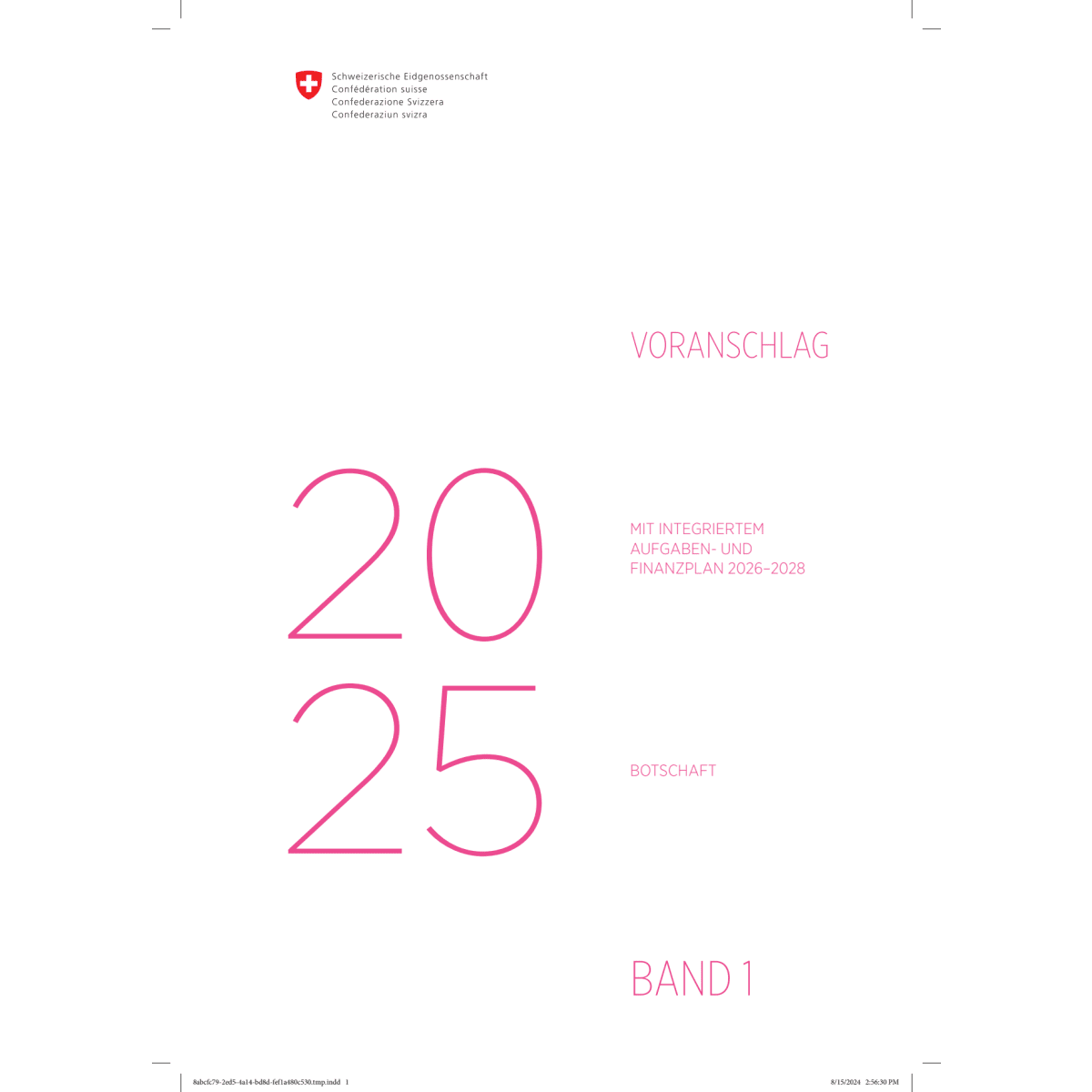 Voranschlag 2025 - 7 WBF