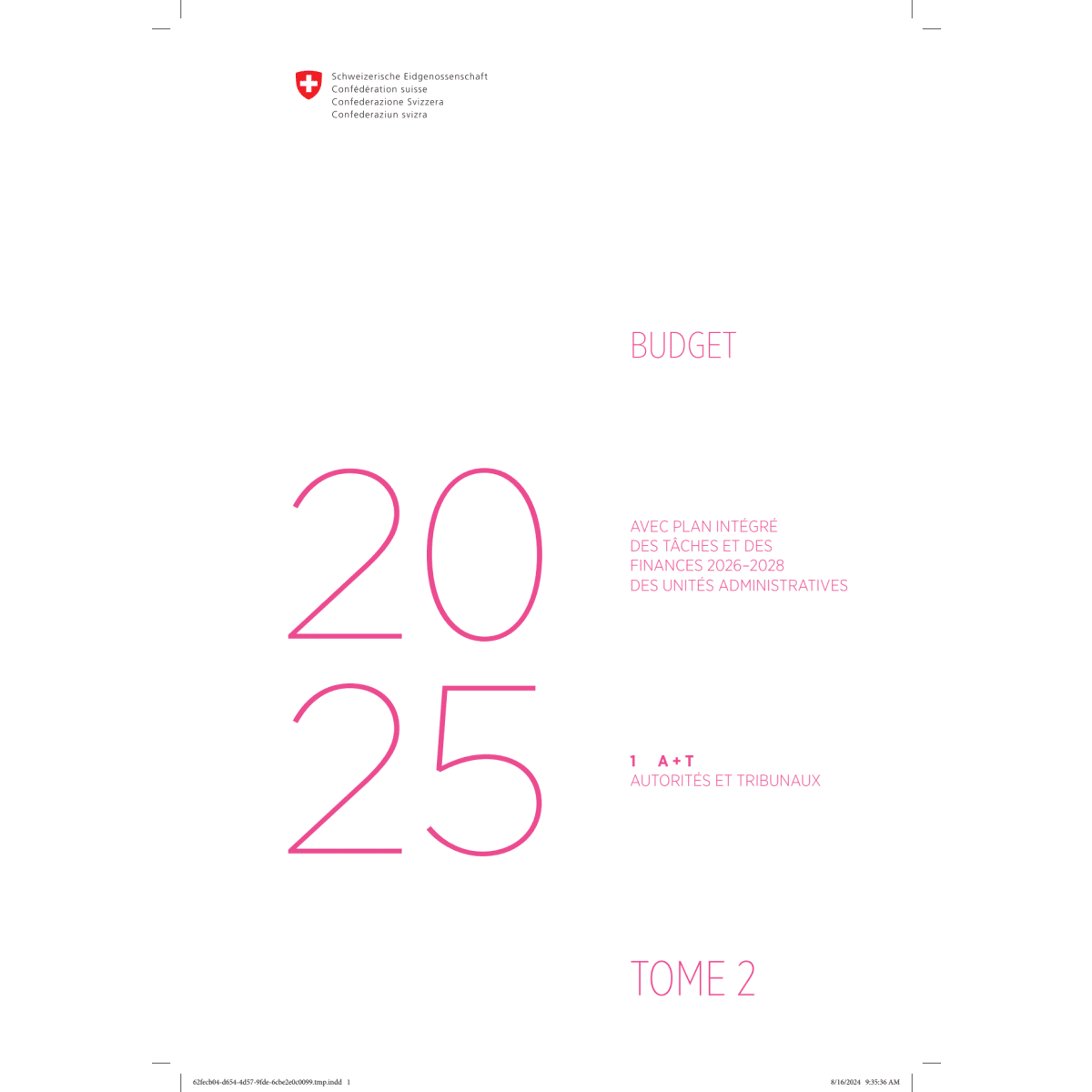 Budget 2025 - 1 A+T