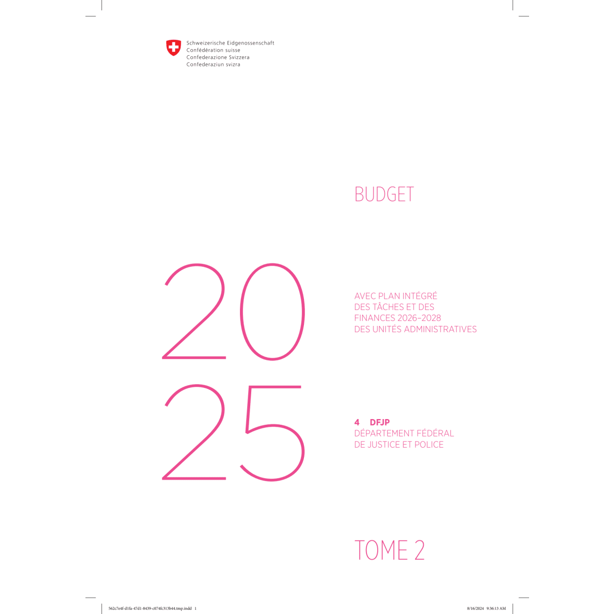 Budget 2025 - 4 DFJP