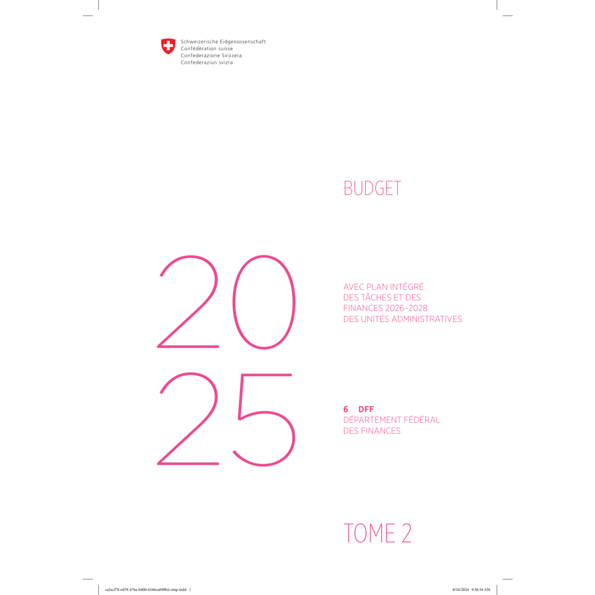 Budget 2025 - 6 DFF