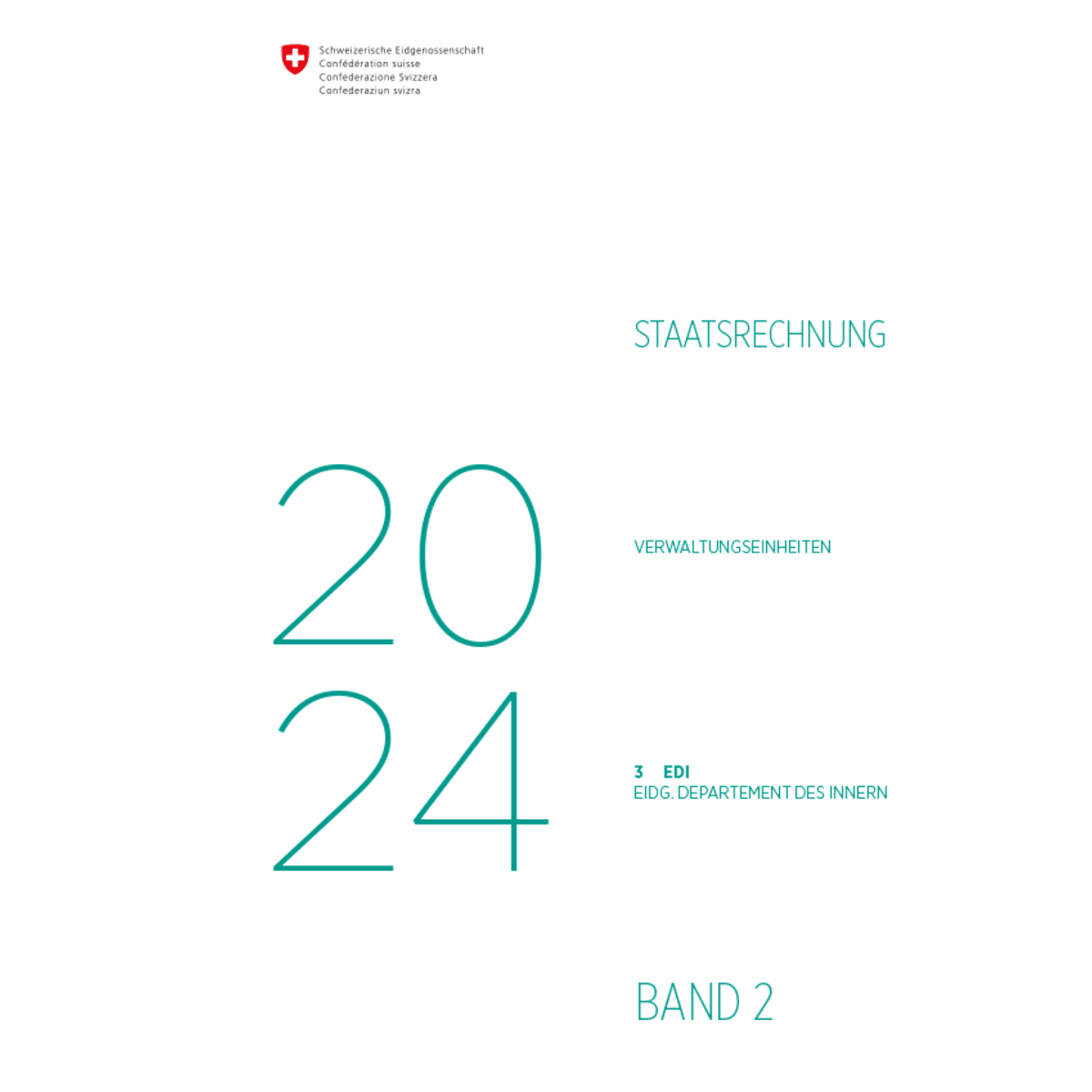 Staatsrechnung 2024 - 3 EDI
