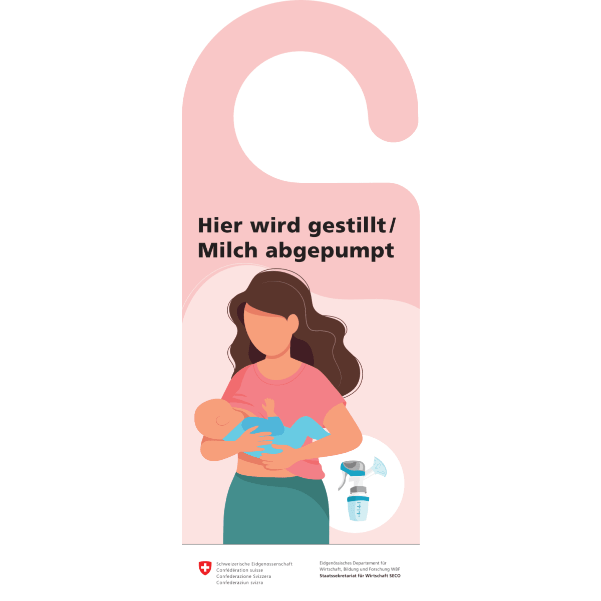 Stillen am Arbeitsplatz - Türhänger