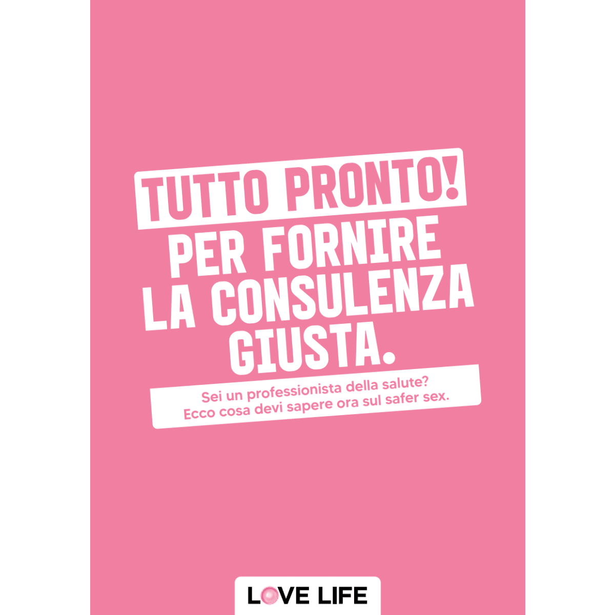 Flyer A5 Love Life, italiano